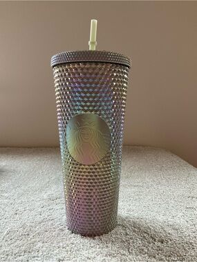 Starbucks Philippines Champagne Wood  Studded Tumbler new